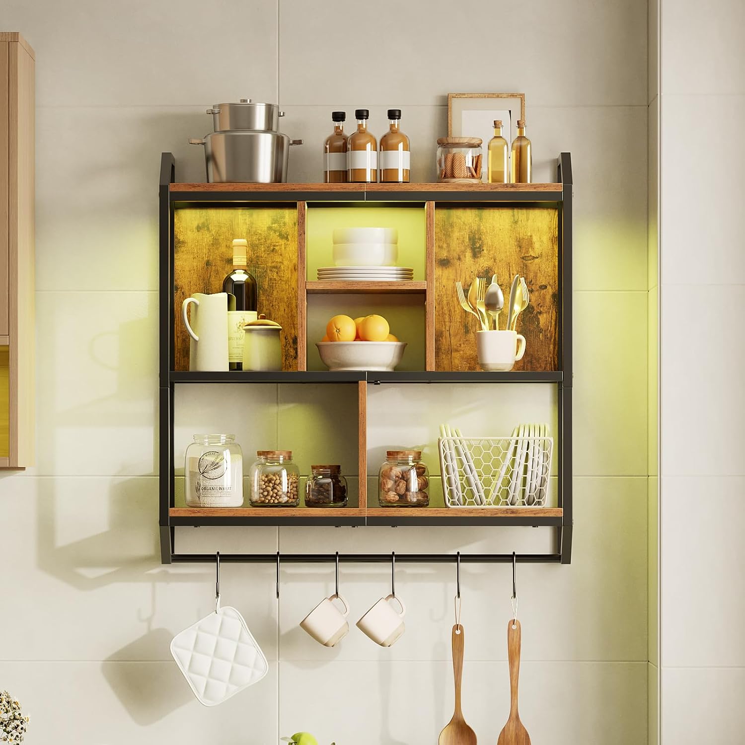 28.7" LED Gaming Floating Shelf BF70DBJ01