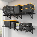 4 Pack Black Garage Wall Storage Shelves
