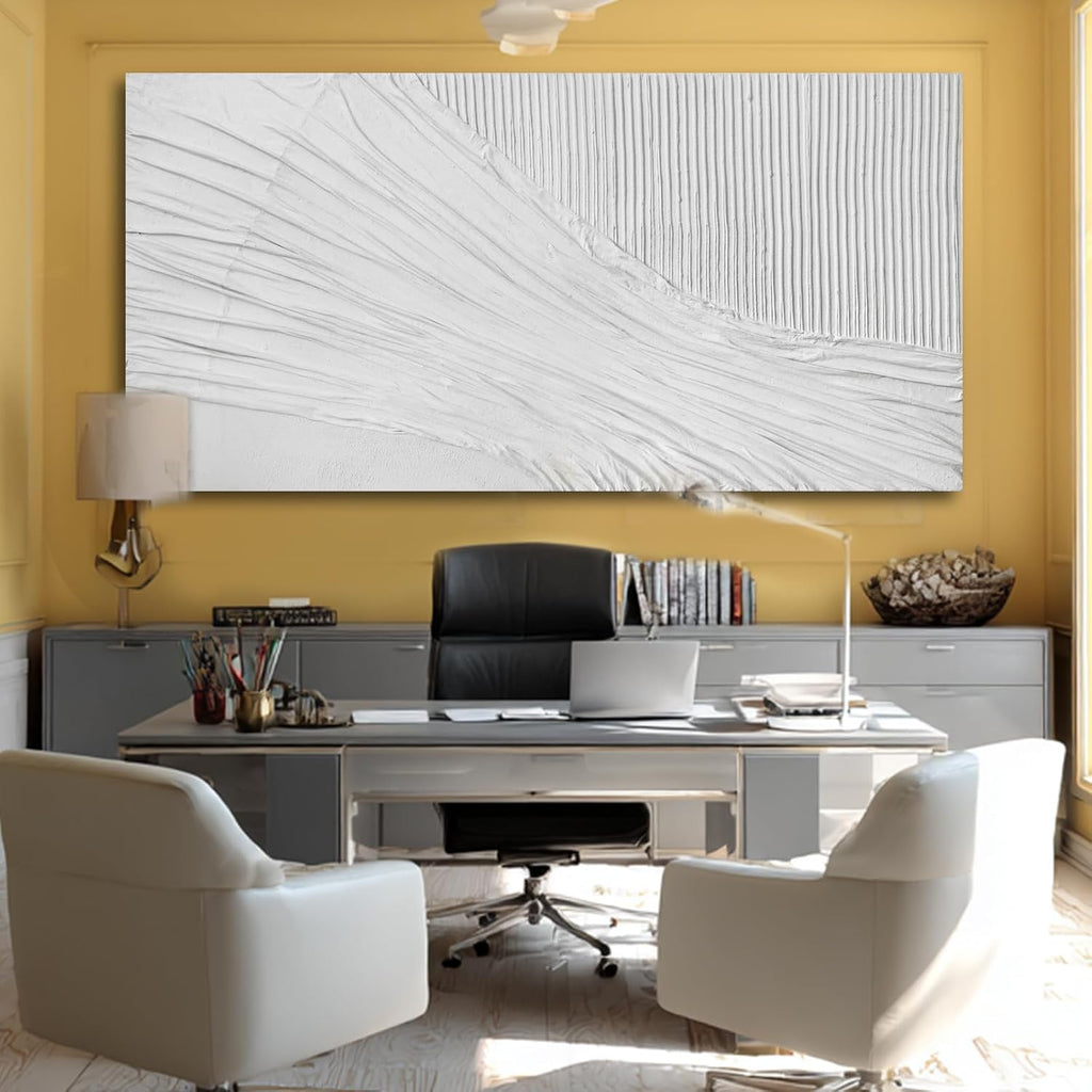 Neutral 3D Textured Canvas Wall Art 29x58