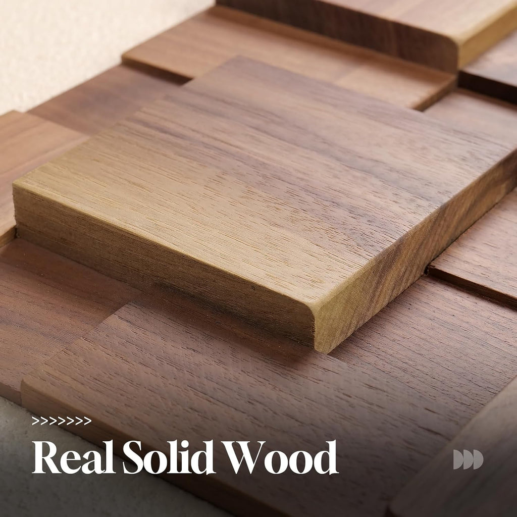 3D Wood Neutral Abstract Wall Art