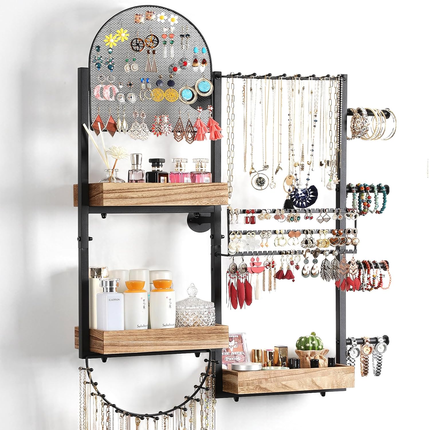 Wall Mount Jewelry Organizer