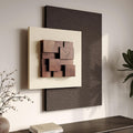 3D Wood Neutral Abstract Wall Art
