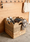 4 Pack 12x12 Scalloped Cube Storage Bins