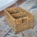 4 Pack Seagrass Hyacinth Nesting Storage Baskets